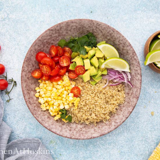 Mexican Quinoa Salad - Recipe photo by kitchenathoskins
