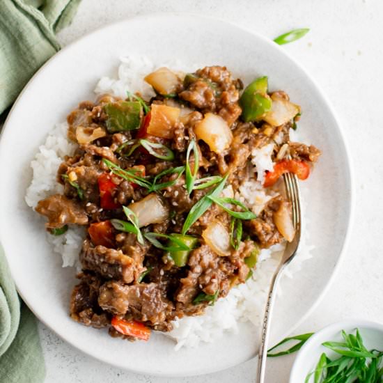 Mongolian Beef - Recipe photo by theforkedspoon
