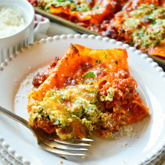 Giada's Sheet Pan Lasagna - Recipe photo by thisishowicook