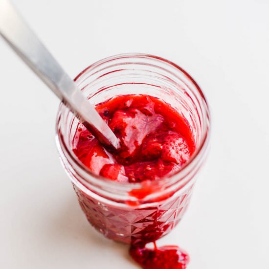 Strawberry Compote - Recipe photo by saltedplains