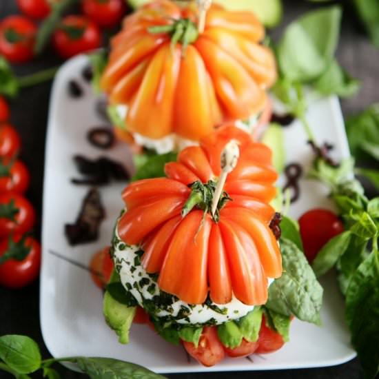 Caprese Burger - Recipe photo by angiesrecipes