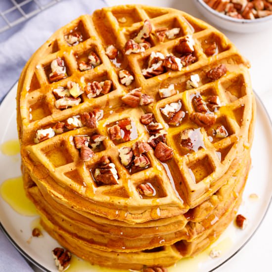 Sweet Potato Waffles - Recipe photo by AllThingsMamma