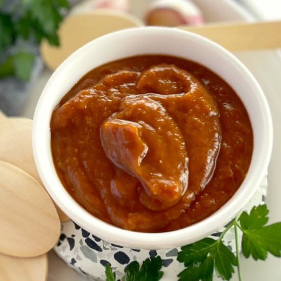 Peach BBQ Sauce - Recipe photo by chef not required