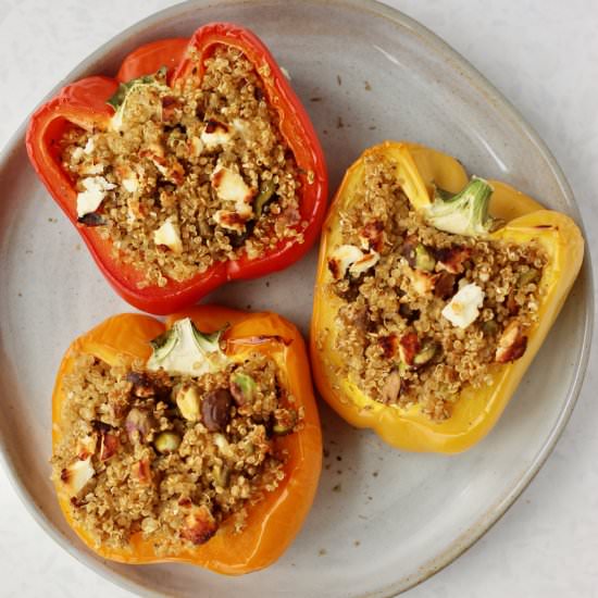 Quinoa Stuffed Peppers - Recipe photo by cheerfulchoices