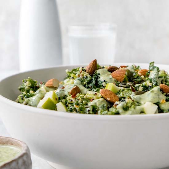 Green Goddess Salad Recipe - Recipe photo by The Real Food Geek