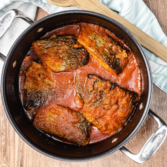 Salmon Stew - Recipe photo by lowcarbafrica