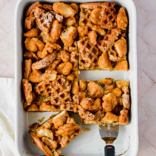 Chicken and Waffle Casserole - Recipe photo by apaigeofpositivity