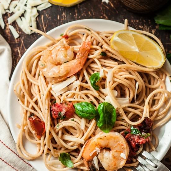 Shrimp Scampi Pasta - Recipe photo by chewoutloud