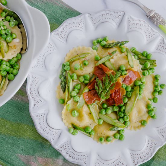 Ravioli Primavera - Recipe photo by House of Elyn Ryn