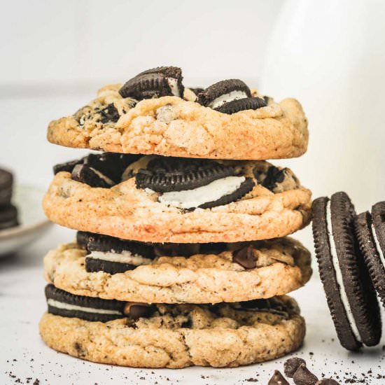 Oreo chocolate chip cookies - Recipe photo by Sweetly Cakes