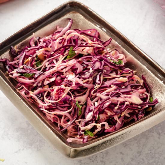 Crunch Cabbage Salad with Mint - Recipe photo by eatfreshglow