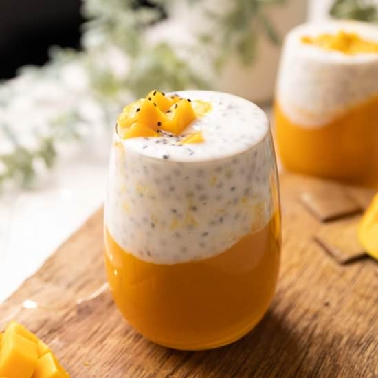 Mango Chia Seed Breakfast Drink - Recipe photo by myfoodstory