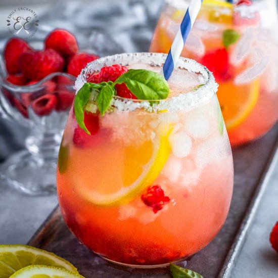 Raspberry Basil Chilton - Recipe photo by emilyenchanted