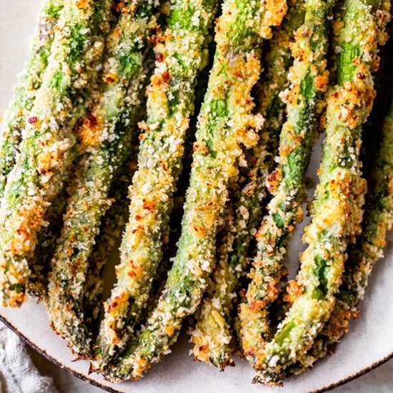 Parmesan Asparagus Fries - Recipe photo by Skinnytaste