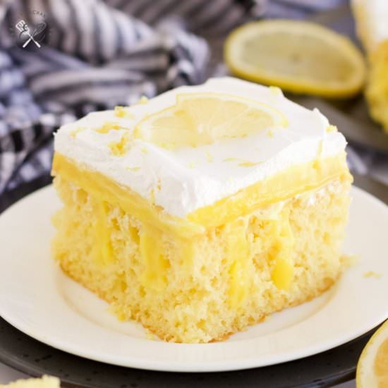 Lemon Poke Cake - Recipe photo by emilyenchanted