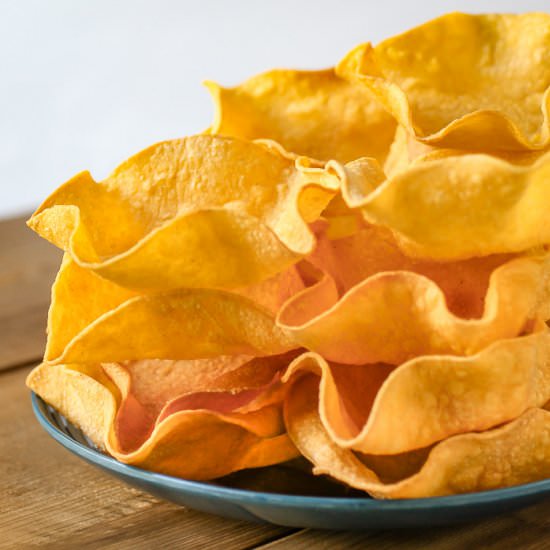 How to Make Tortilla Bowls - Recipe photo by dizzybusyandhungry