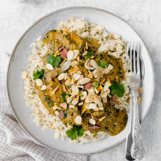 Chicken and Spinach Curry - Recipe photo by The Real Food Geek