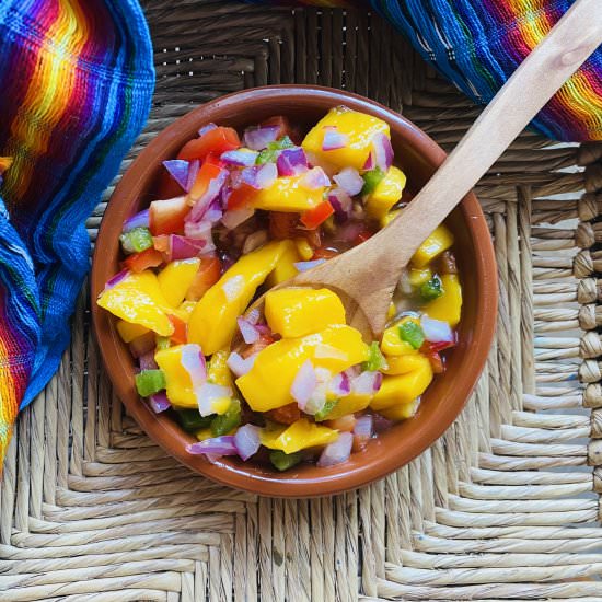 Chunky Restaurant-Style Mango Salsa - Recipe photo by cuernakitchen