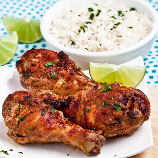 tandoori chicken - Recipe photo by chewoutloud
