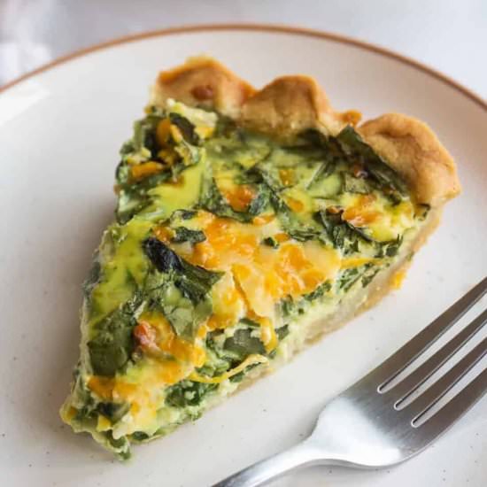 Spinach & Cheese Quiche - Recipe photo by AllThingsMamma