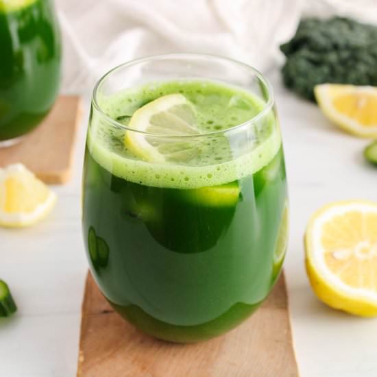 Kale tonic - Recipe photo by plantbasedjess