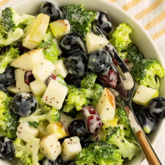 Broccoli Blueberry Salad - Recipe photo by CallMePMc