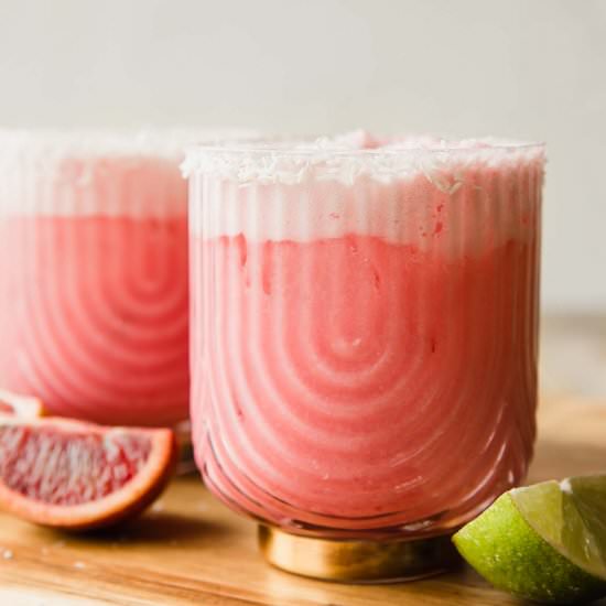 Creamy Blood Orange Cocktail - Recipe photo by Jar Of Lemons