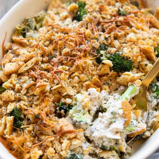 Poppy Seed Chicken Casserole - Recipe photo by Jar Of Lemons