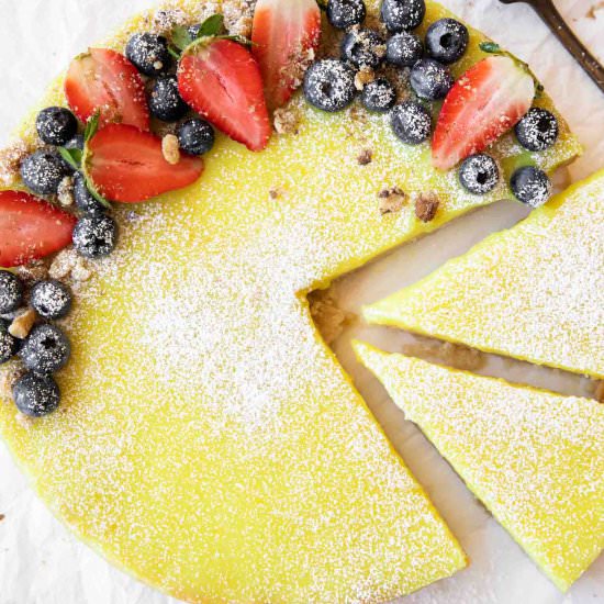 Vegan Berry Lemon Curd Tart - Recipe photo by Jar Of Lemons