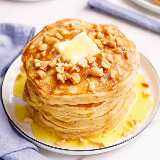 Peanut Butter Pancakes - Recipe photo by AllThingsMamma