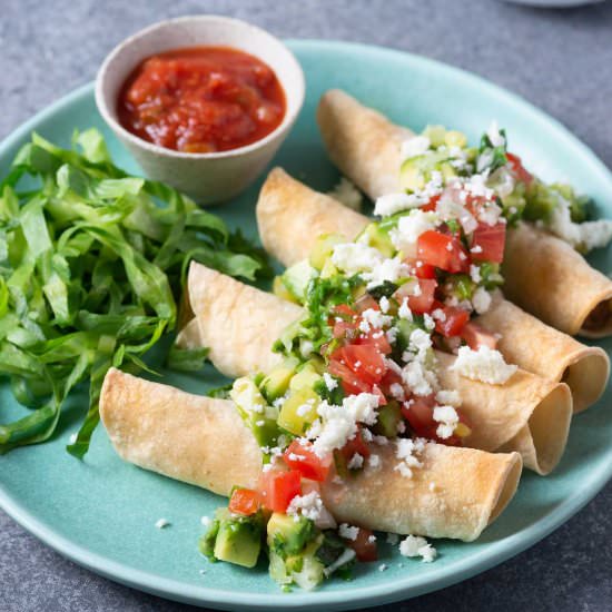 Beef Taquitos - Recipe photo by Lemon blossoms