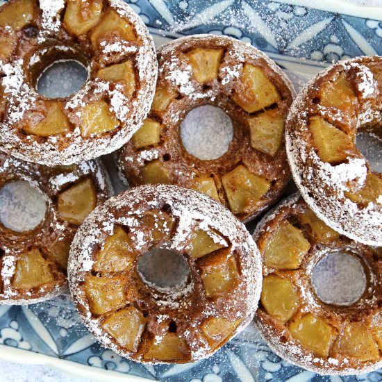 Upside-Down Baked Doughnuts - Recipe photo by glutenfreealchemist