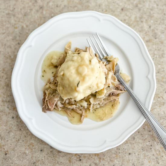 Classic Chicken and Dumplings - Recipe photo by Lisa G Cooks