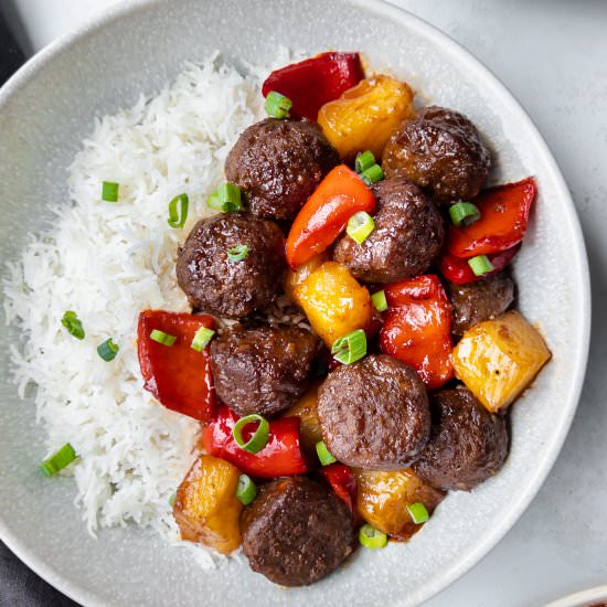 Easy Hawaiian Meatballs - Recipe photo by Together to Eat