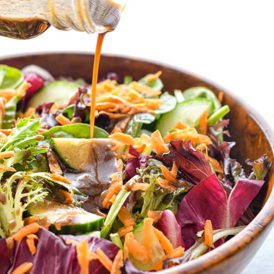 Low FODMAP Balsamic Vinaigrette - Recipe photo by goodnomshoney