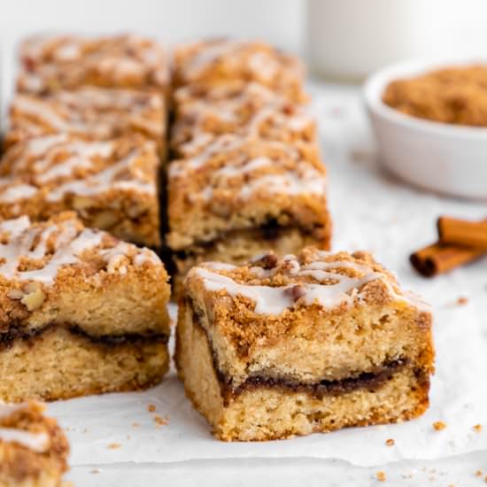 Cinnamon Roll Coffee Cake (Vegan!) - Recipe photo by purelykaylie