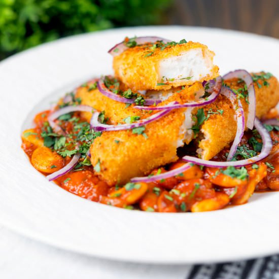 Fish Finger Curry with Beans - Recipe photo by Brian Jones