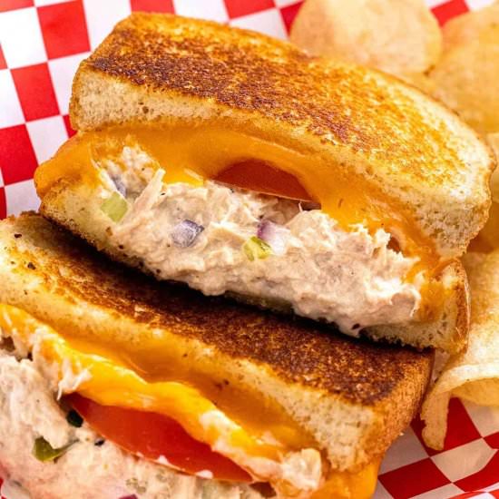 Tuna Melt - Recipe photo by Jessica Gavin
