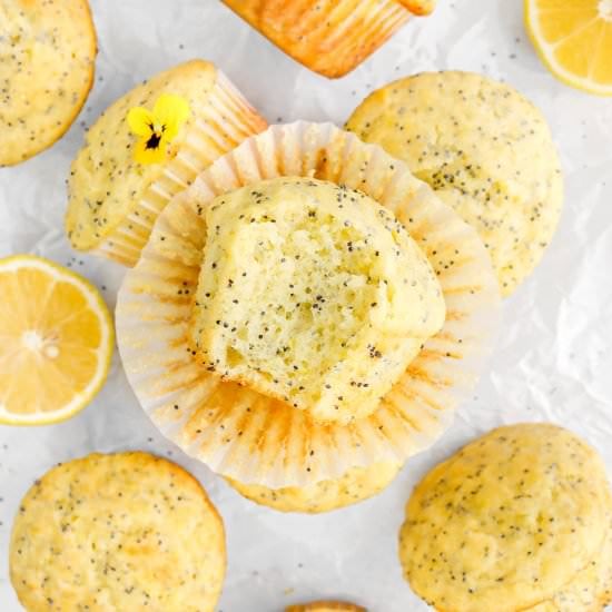 Lemon Poppy Seed Muffins - Recipe photo by bakerstable
