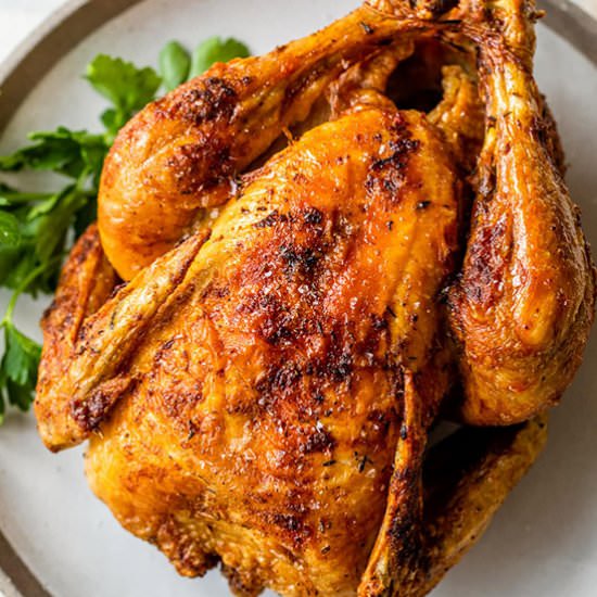 Air Fryer Rotisserie Chicken - Recipe photo by Skinnytaste