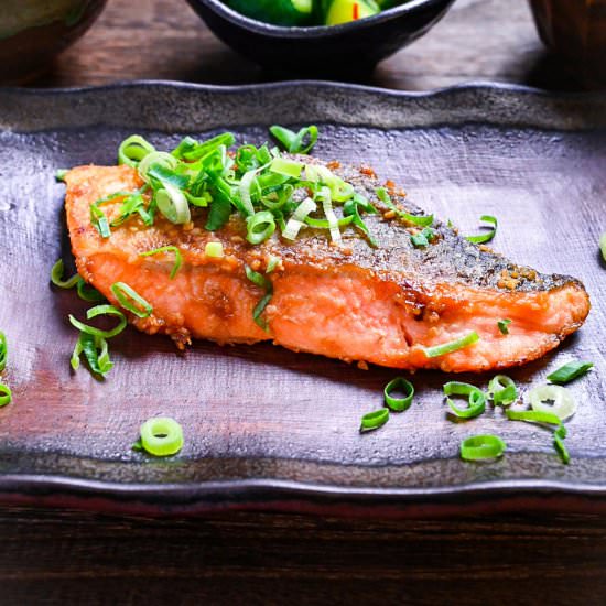 Miso Glazed Salmon - Recipe photo by Sudachi Recipes