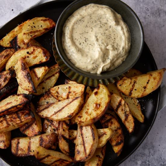 Grilled Potatoes - Recipe photo by Barbara Curry