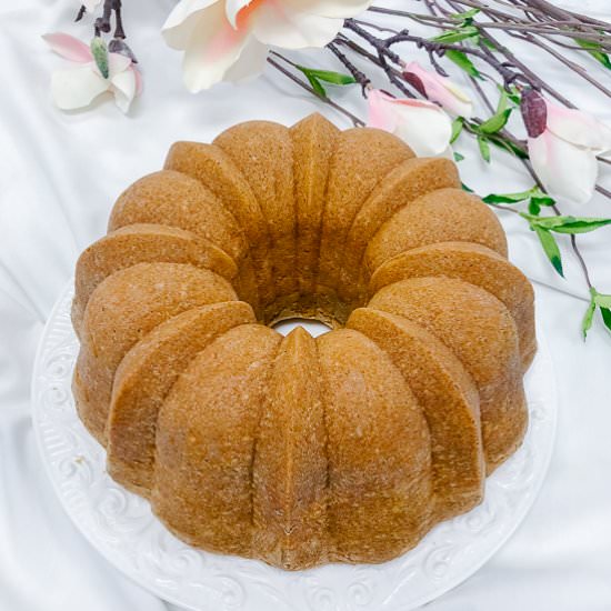 Almond Cream Cheese Pound Cake - Recipe photo by House of Elyn Ryn