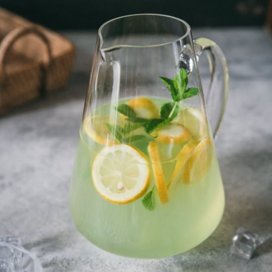 Cucumber and Lemon Agua Fresca - Recipe photo by tangerinezest