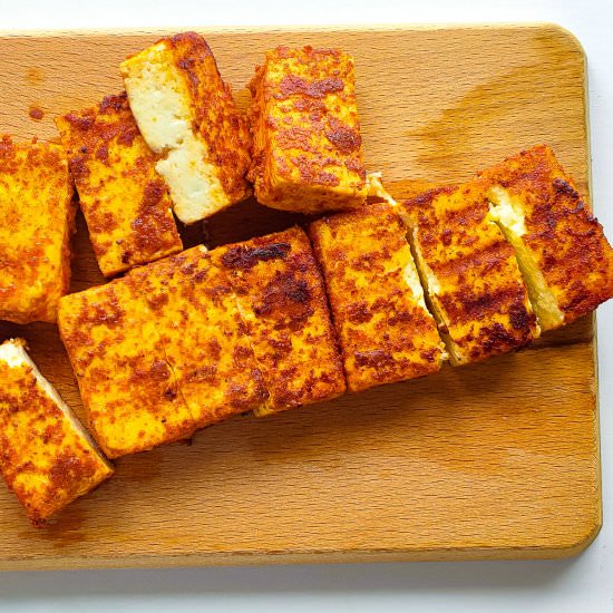 Easy Tandoori Paneer Tikka on Tawa - Recipe photo by Sheeba@gohealthy
