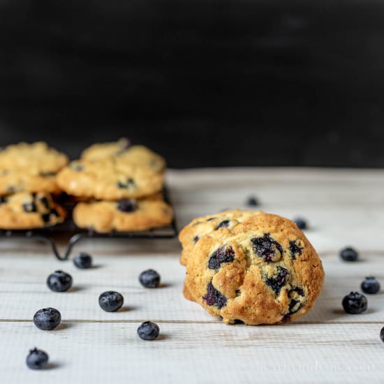 Blueberry Cookies with Oats - Recipe photo by hearthandvine