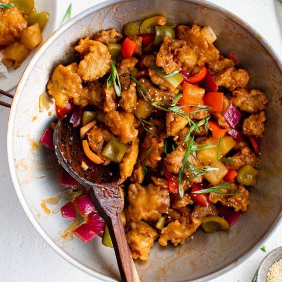 Sweet and Sour Chicken - Recipe photo by theforkedspoon