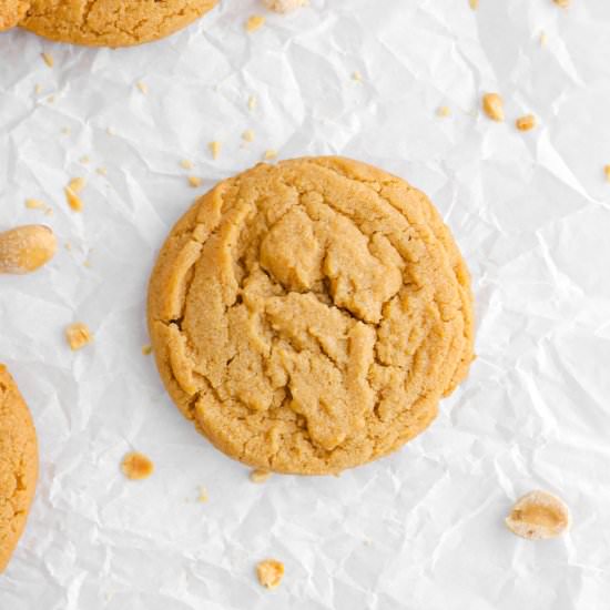 Chewy Peanut Butter Cookies - Recipe photo by bakerstable