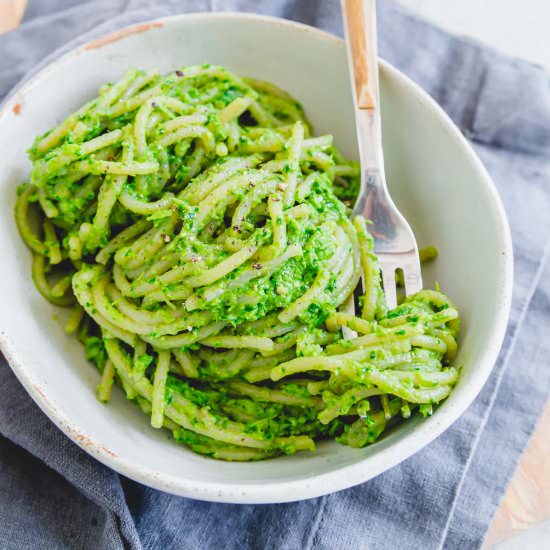 Ramp Pesto - Recipe photo by Running to the Kitchen