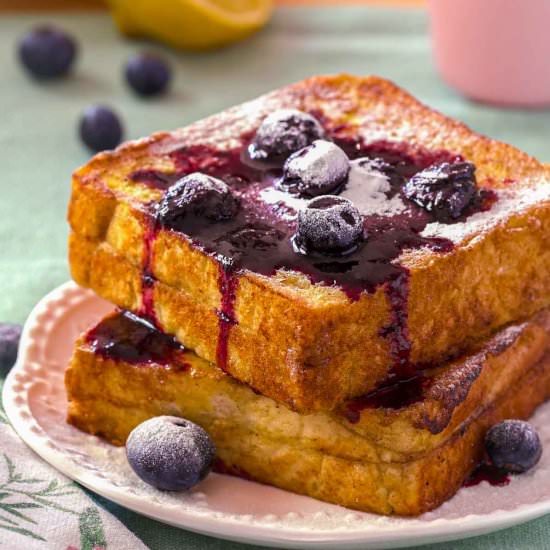 Lemon Blueberry French Toast - Recipe photo by chocolatesandchai